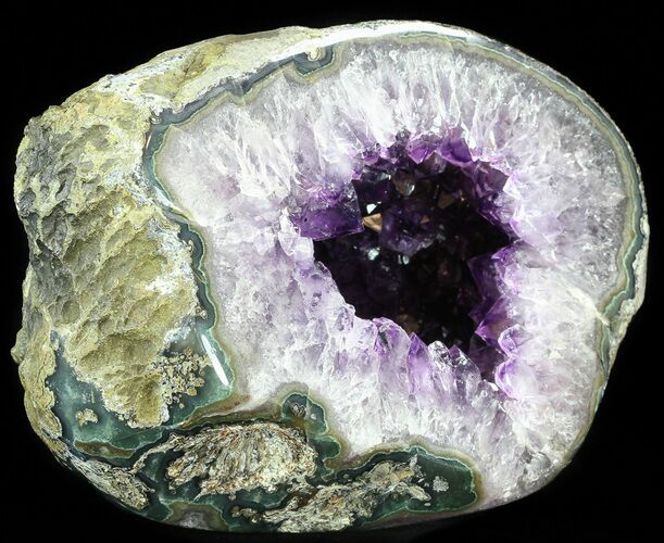 Amethyst Crystal Geode - Uruguay #50197